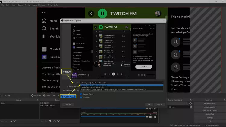 How Do Streamers Play Music On Twitch Choose Spotify Exe