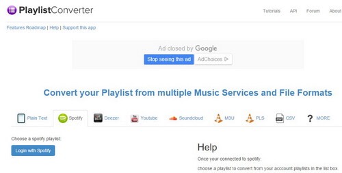 convertire Spotify Convertitore in Mp3 per playlist