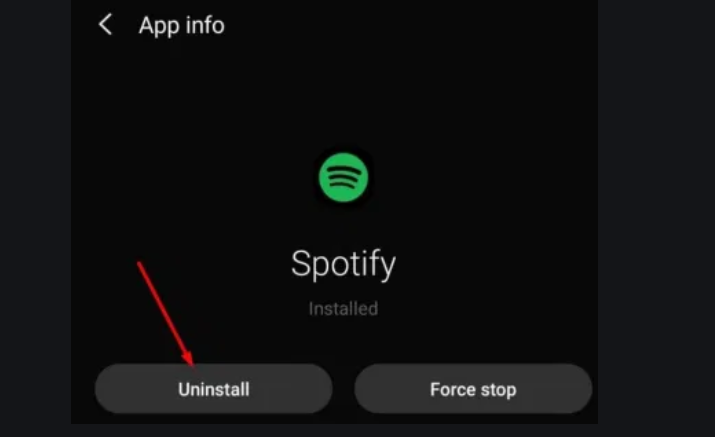 Переустановка Spotify чинить Spotify Не рабочая проблема