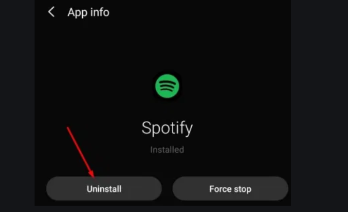 Reinstalla il Spotify