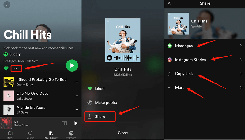 Share A Spotify Playlist On Mobile