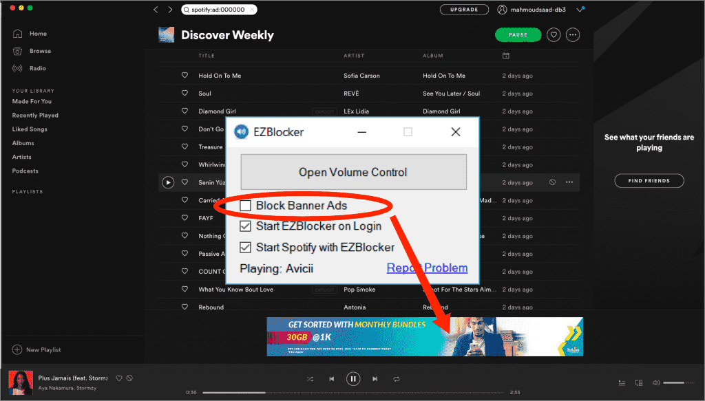 最棒的 Spotify Windows 上的广告拦截器 Ezblocker