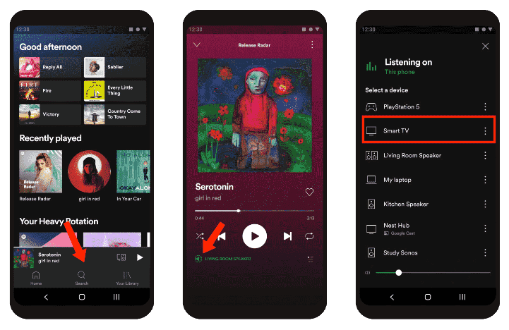Cast Spotify Via Spotify Connect