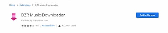 Spotify to MP3 Converter Online Free - DZR Music Downloader Add To Chrome