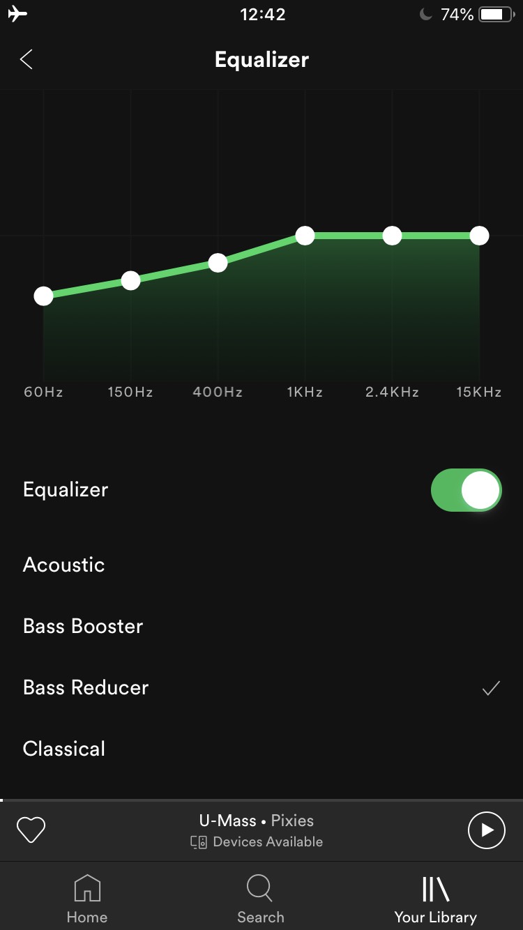 Spotify Equalizer