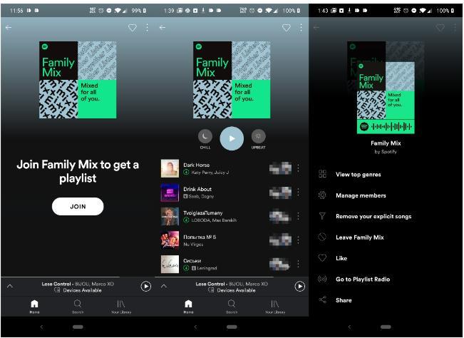 Spotify 家庭组合