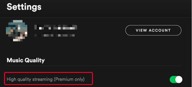 Ottieni Spotify Streaming di alta qualità con Premium