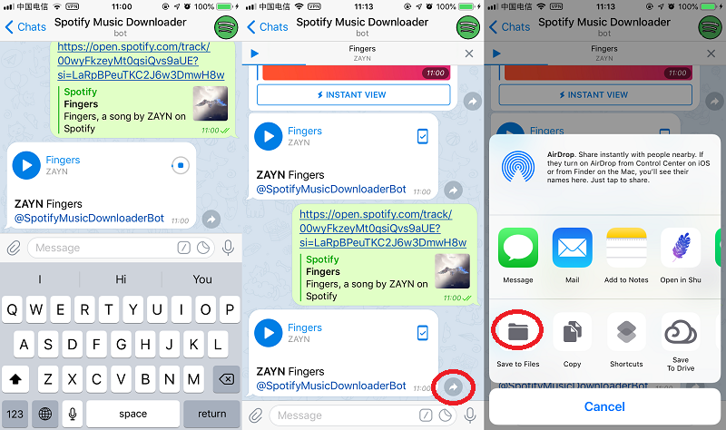 Download Spotify Songs To MP3 Use Telegram Bot