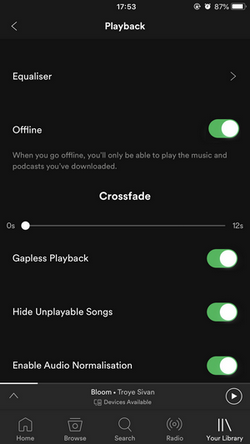 Play Music on Spotify without Internet with Spotify Premium