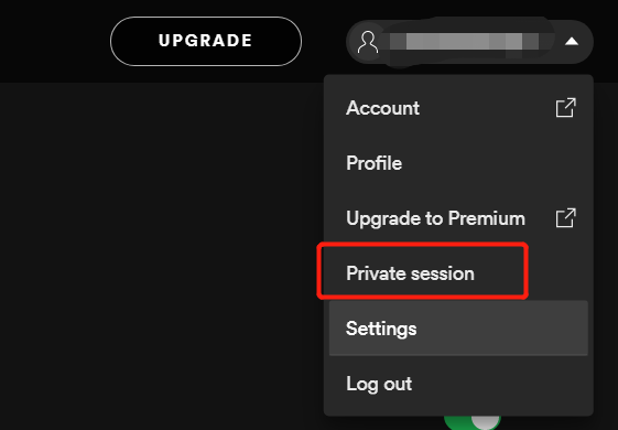 Private Session On Spotify