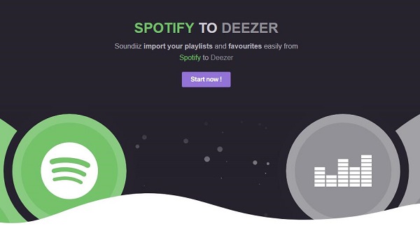 Convert Spotify Playlist to Deezer with Soundiiz