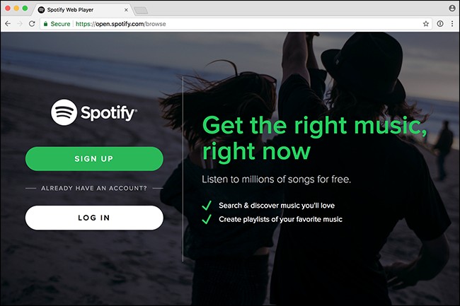 Go To Spotify Website