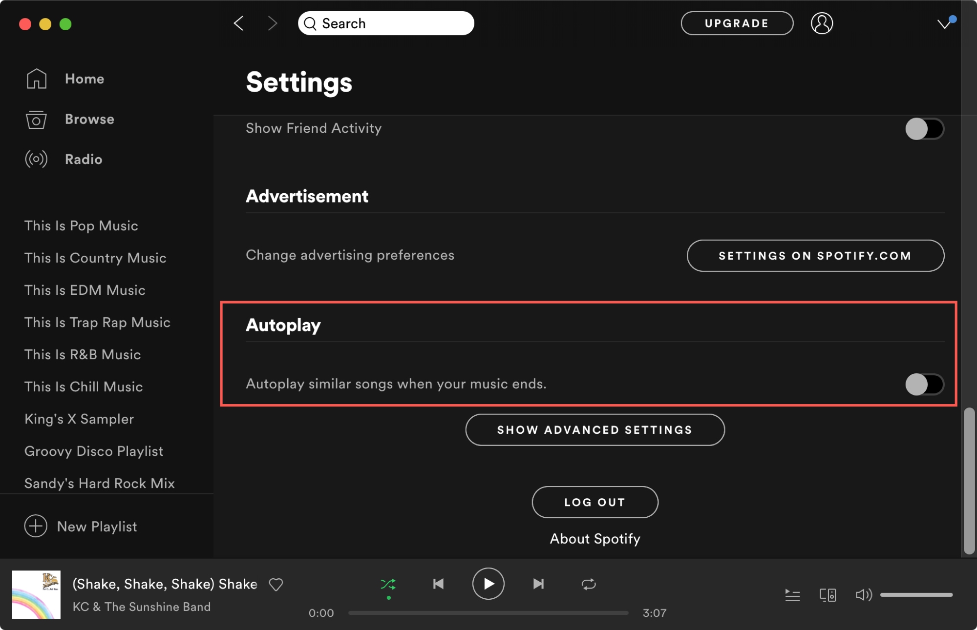 Jak wyłączyć autoodtwarzanie Spotify Korzystanie z komputera osobistego