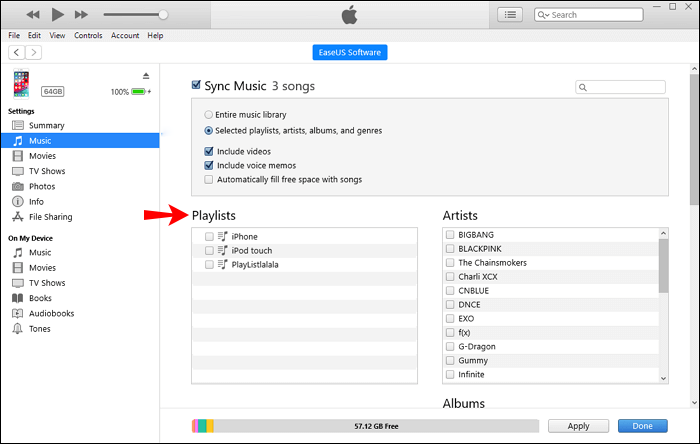 Head to Sync Content Using the iTunes App To Sync Spotify On iPod Classic