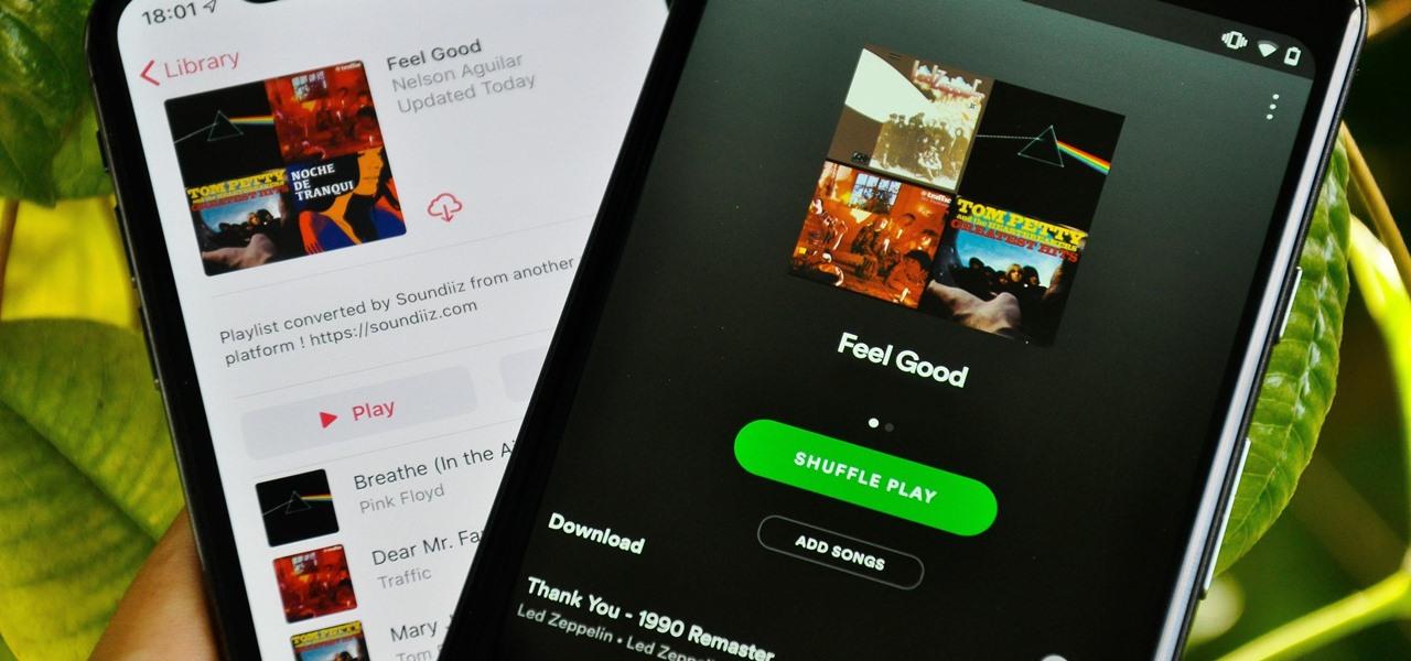 Écoutez Spotify Liste de lecture sur Apple Music