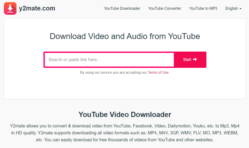 YouTube Music Downloader - Y2Mate