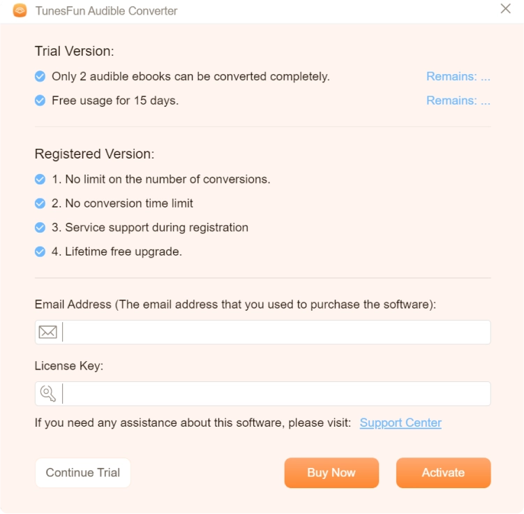 How to Activate TunesFun Audible Converter