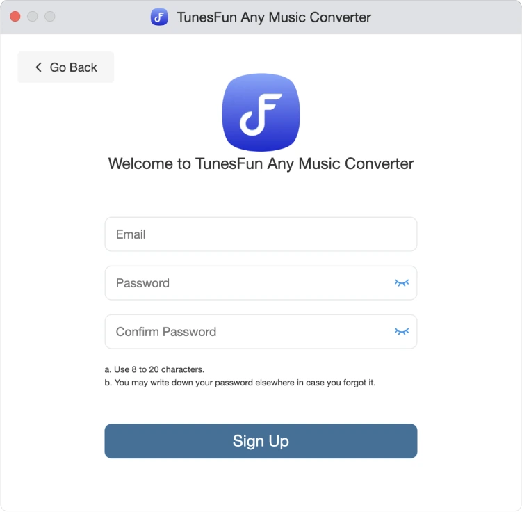 Activer TunesFun N'importe quel convertisseur de musique