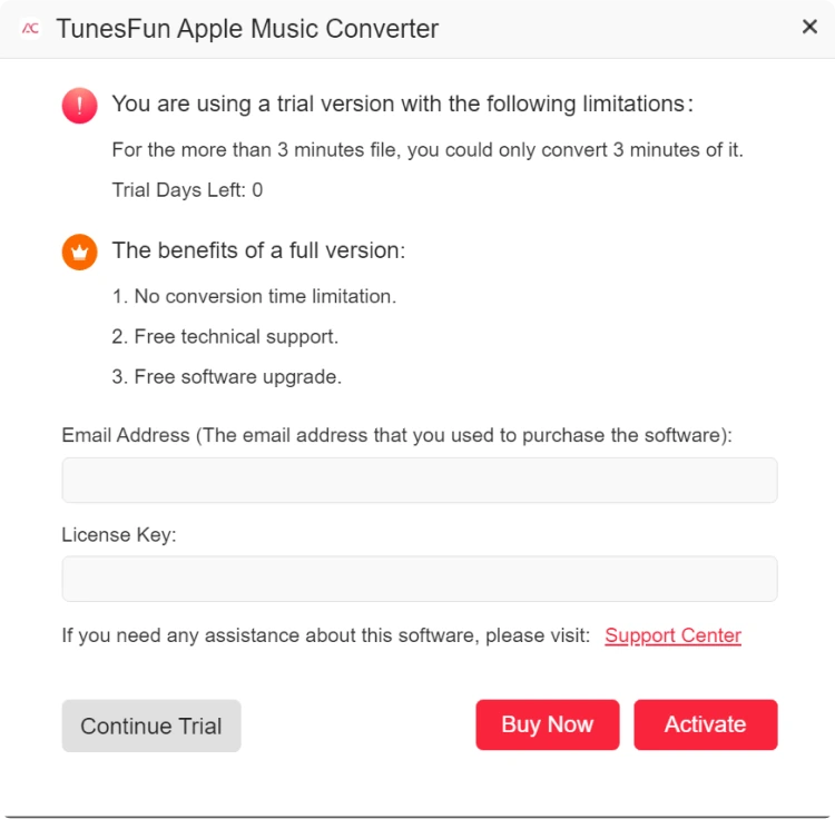 Hoe te activeren TunesFun Apple Music Converter