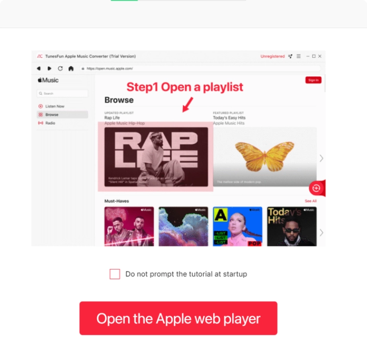 Apple Music Web을 열고 계정에 로그인하는 방법