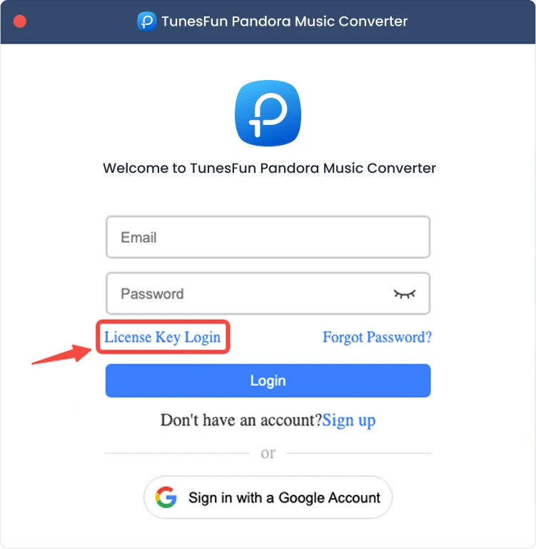 Activate TunesFun Pandora Music Converter