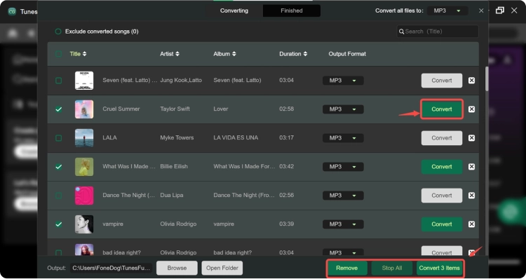 Cómo iniciar el proceso de conversión con TunesFun Spotify Music Converter