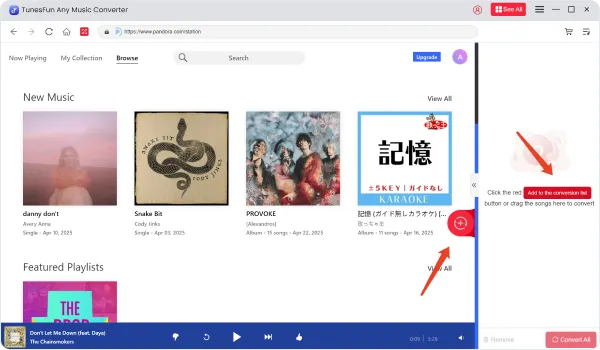 Log in and Select Files