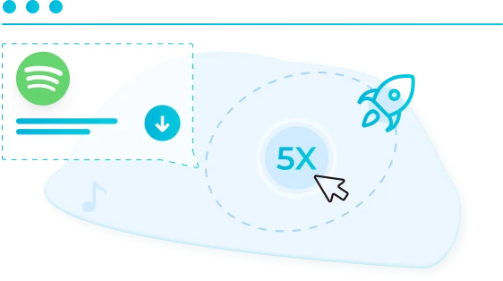 Télécharger et convertir Spotify Musique à la conversion 5X