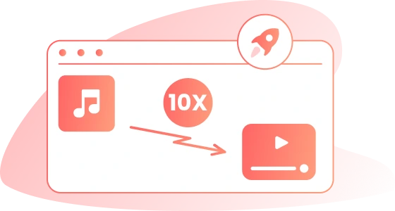 Baixe e converta músicas do YouTube com conversão de 10X